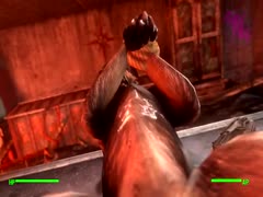 Nasty dude fucking a dog in the ass and had intense orgasm
